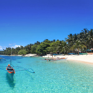 Boat trip to Kalanggaman Islet in Cebu